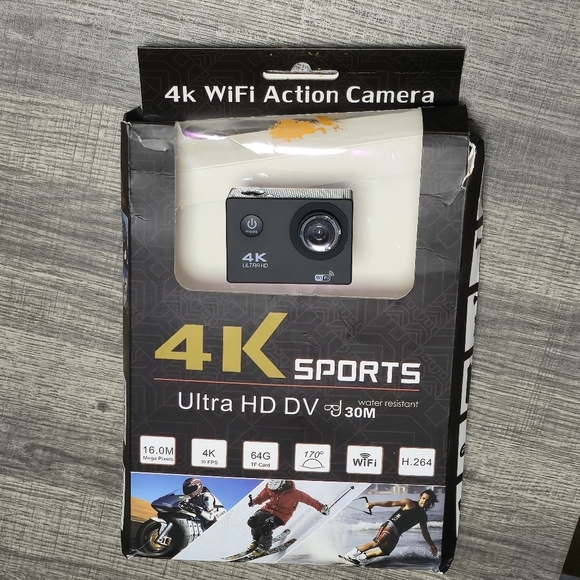 no brand Other - 4K Sports 30M Water Resistant Camera 64G Wifi